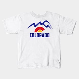 Colorado artwork Kids T-Shirt